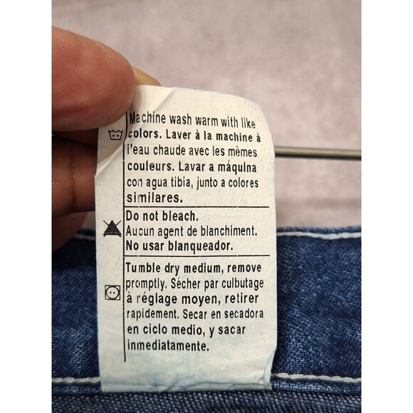 Vtg Carhartt Dungaree Fit Denim Carpenter Jeans Mens 38x32 Baggy Grunge Workwear - Picture 10 of 10